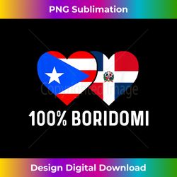 half puerto rican half dominican flag boris domis pr rd - vibrant sublimation digital download - reimagine your sublimation pieces