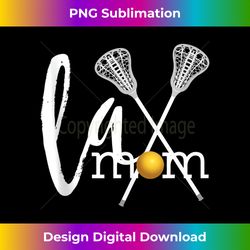 lax mom with lacrosse sticks and ball lax player mom - crafted sublimation digital download - elevate your style with intricate details