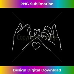 grafic s for - pinky promise hand gesture love - timeless png sublimation download - craft with boldness and assurance