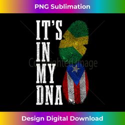 puerto rico jamaica it's in my dna pride puerto rican roots - classic sublimation png file - tailor-made for sublimation craftsmanship