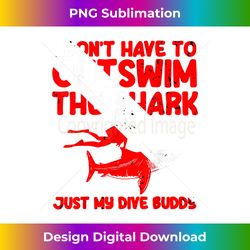 scuba diving funny shark dive buddy deap sea divers diving - deluxe png sublimation download - reimagine your sublimation pieces