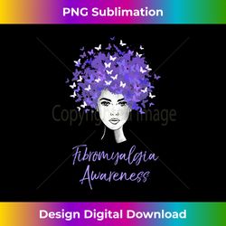 fibromyalgia awareness purple butterflies - urban sublimation png design - spark your artistic genius
