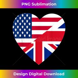 american born british at heart - vibrant sublimation digital download - striking & memorable impressions