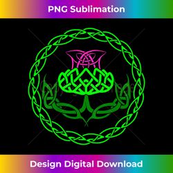 scottish thistle celtic knot - sublimation-optimized png file - rapidly innovate your artistic vision