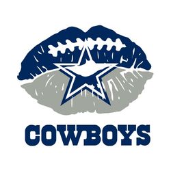 cowboys lip svg sport lovers svg dallas cowboys logo svg football nfl svg