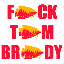 kansas city chiefs fuck tom brady svg