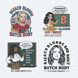 bleach blonde bad built butch body svg png bundle