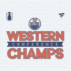 edmonton oilers 2024 western conference champions svg