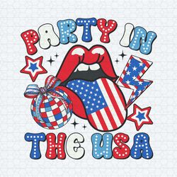 fourth of july party in the usa disco ball png