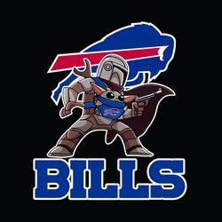 the mandalorian baby yoda buffalo bills nfl svg love buffalo bills love baby yoda svg