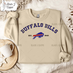 buffalo bills logo embroidery design, buffalo bills nfl logo sport embroidery design