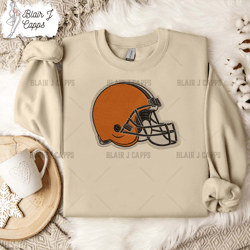 cleveland browns logo embroidery design, cleveland browns nfl logo sport embroidery machine design