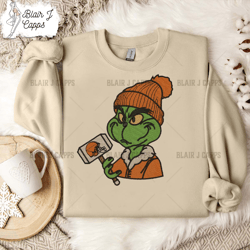 nfl cleveland browns, grinch nfl embroidery design, nfl team embroidery design, grinch design