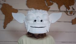 balinese barong mask, lightweight wearable ritual mask for barong dance halloween or cosplay, 3d printed indonesian