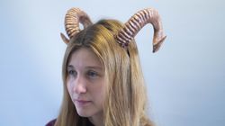 ram horns headdress costume fantasy satyr demon nymph faun druid dragon fairy forest elf, best halloween costume horns