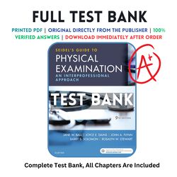 test bank for seidels guide to physical examination 9th edition ball