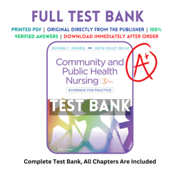 test bank for community and public health nursing evidence for practice 3rd edition