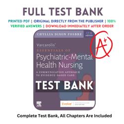 latest 2023 varcarolis essentials of psychiatric mental health nursing: a communication approach to evidence-based care