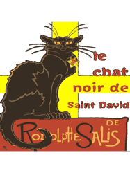 le chat noir de saint david de rodolphe salis