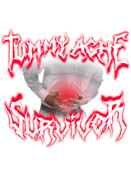 yummy burgertummy ache survivor metal design