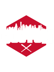 boston baseball modern city skyline graphic logo