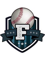 monogram f baseball shield