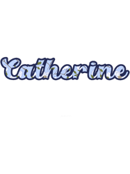 catherine blue floral