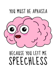 neuroscience aphasia valentines funny gift