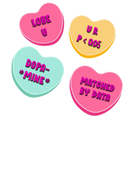 neuroscience puns nueroscience candy hearts