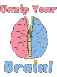 unzip our brain funny cute brain anatomy puns