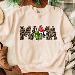 grinch christmas sweatshirt, grinch sweatshirt, christmas sweatshirt, grinch sweatshirt, christmas vibe, mama grinch swe