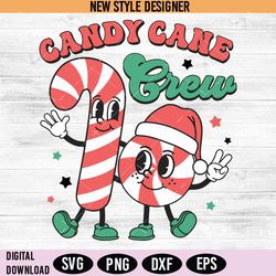 holiday crew graphics svg, christmas candy cane group svg, instant download
