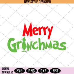merry grinchmas svg, grinchmas svg, grinch christmas svg, digital download