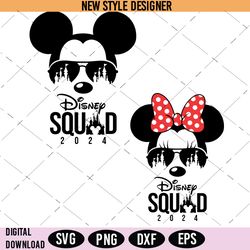 Family Trip Squad SVG, Disney Adventure 2024 SVG, Digital Download