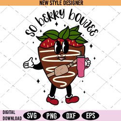 chocolate covered strawberry bag svg, boujee chocolate belt bag svg, instant download