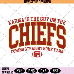 taylor football svg, chiefs karma svg, kansas city football karma svg, instant download