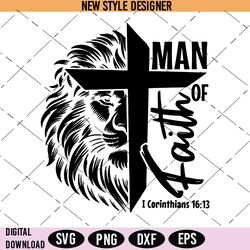 Man of God Svg, Jesus svg, cross SVG, man of God Svg, man of faith svg, Instant Download