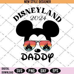 daddy mouse 2024 svg, fathers day svg, happy fathers day, cut file svg, digital download