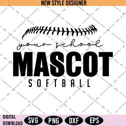 custom softball svg, make your own svg, your softball team png, silhouette art, cut file svg