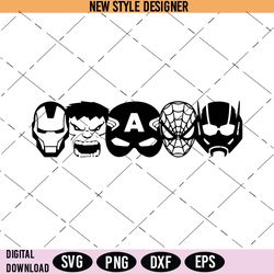 avengers family vacation svg, superhero svg, digital download, instant download