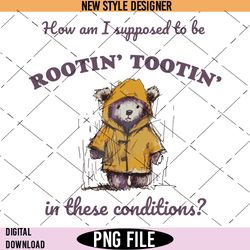 cute teddy bear png, rootin tootin in png, sad animal png, instant download