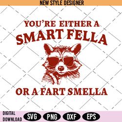 are you a smart fella or fart smella retro cartoon svg, weird svg, instant download