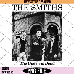 the smiths the queen is dead png, the smiths album cover png, instant download