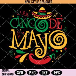 cinco de mayo svg png, mexican fiesta svg, instant download