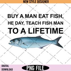 buy a man eat fish png, teach fish man png, fisherman clipart, instant download