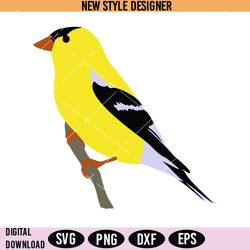 goldfinch svg, bird clip art, animal svg, cut file svg, digital download