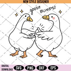 goosebumps svg png, goose cute svg, cut file svg, digital download