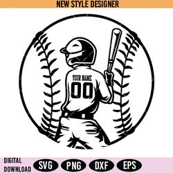 baseball team svg, baseball kid shirt, personalized name svg, instant download