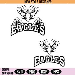 eagle face svg bundle, eagle svg, eagle head clipart, silhouette art, cut file svg