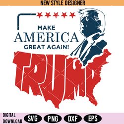 make america great again svg png, america map trump svg, pro america trump cut file, instant download